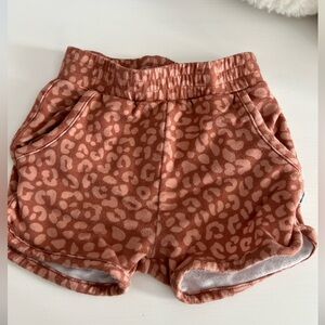 Little sleepies leopard play shorts